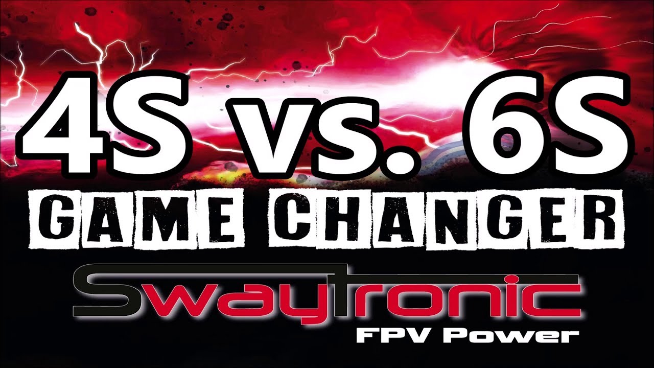 FPV drone racing with 4S 2650KV lumenier vs. 6S 1800KV xnova