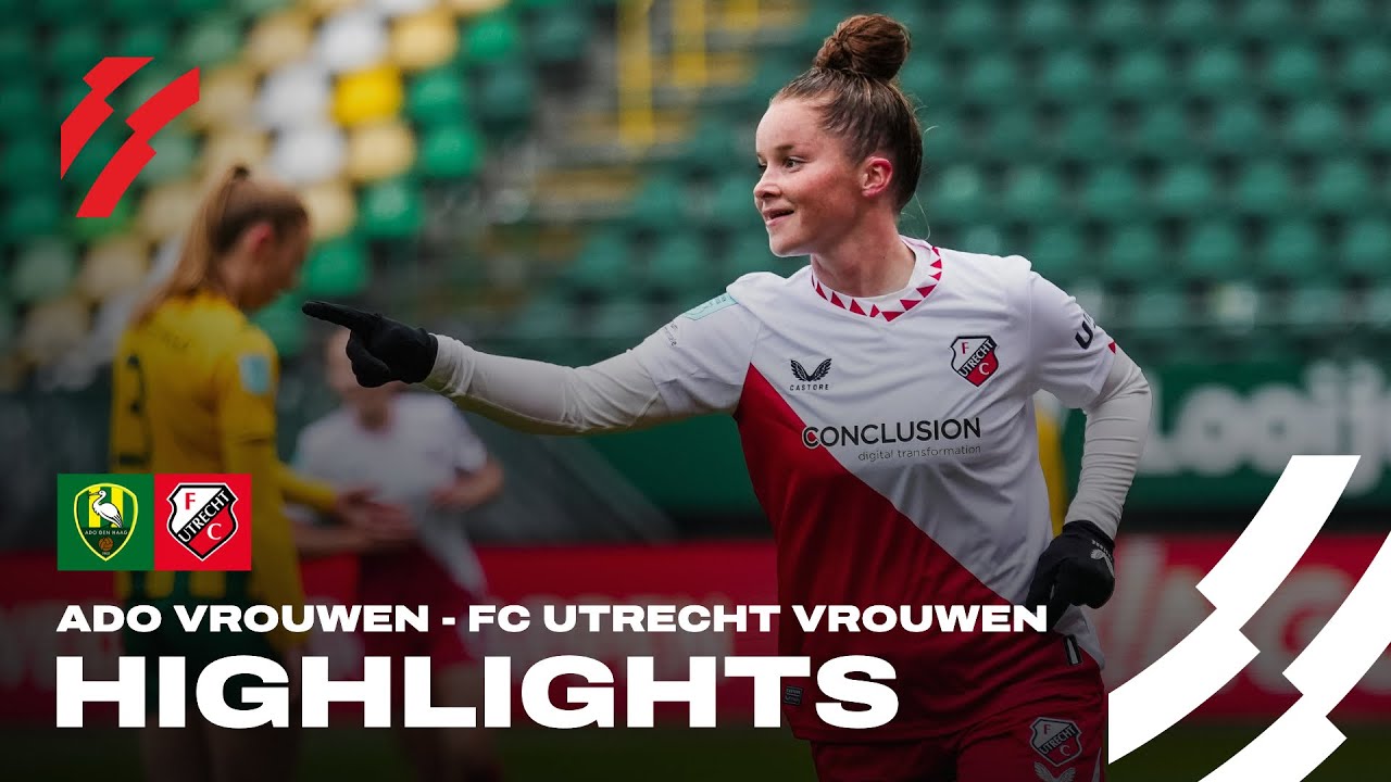 FC Utrecht Vrouwen start 2025 met WINST in Den Haag 👏 | HIGHLIGHTS