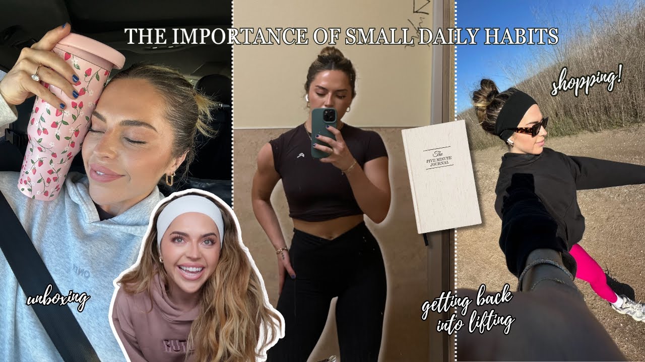 Busy Vlog! Unboxing, Gym & Small Daily Habits for Routine