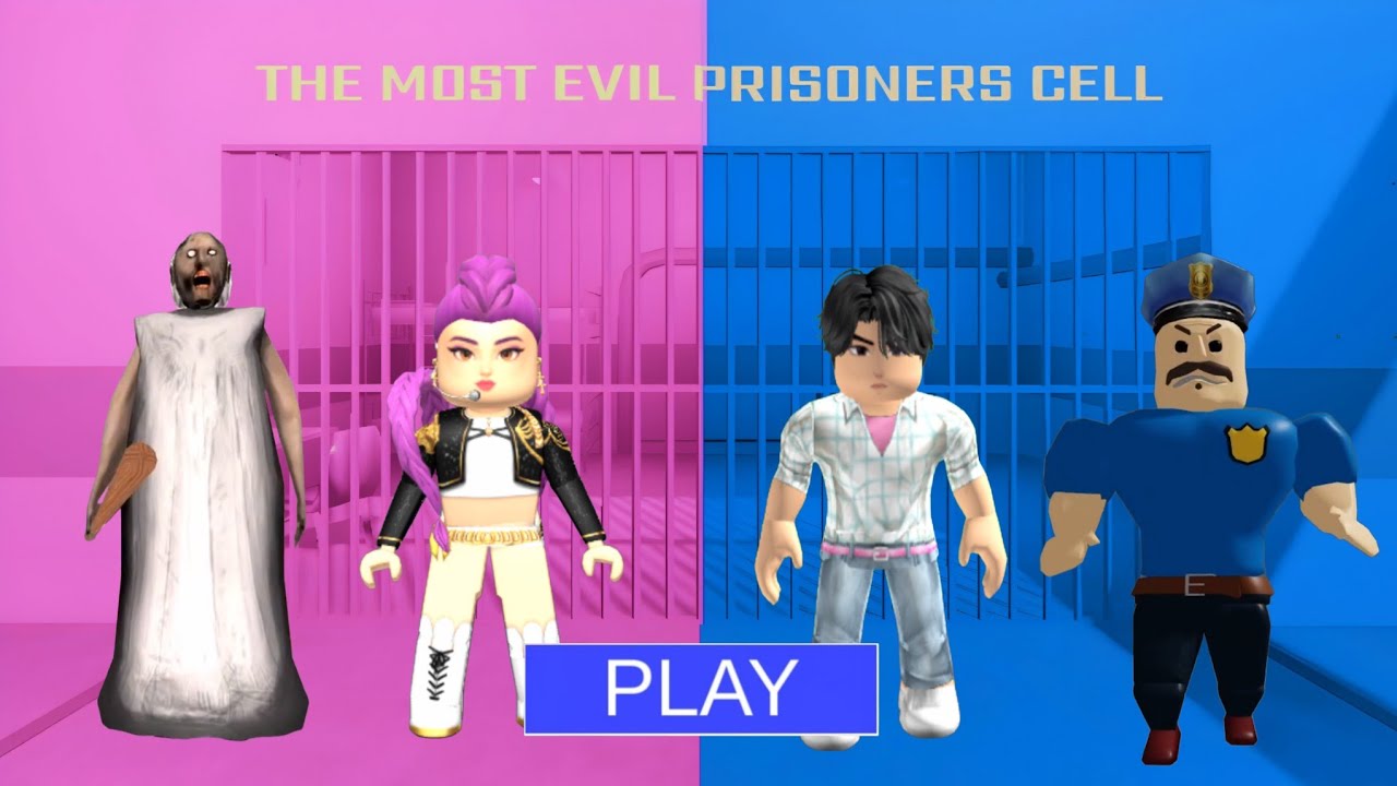 BOYS VS GIRLS GRANNY AND RUMI VS JINU AND BORRY? OBBY ROBLOX #roblox #obby