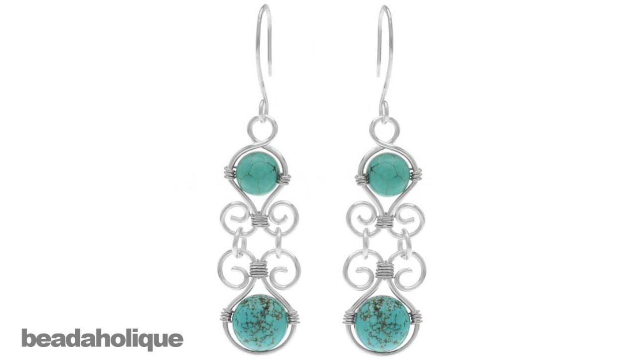 How to Make Wire Wrapped Components for the Desert Shores Earrings