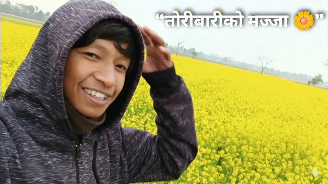 “पहेंलो तोरीबारीमा हराएको गाउँको सुगन्ध 🌼 |
