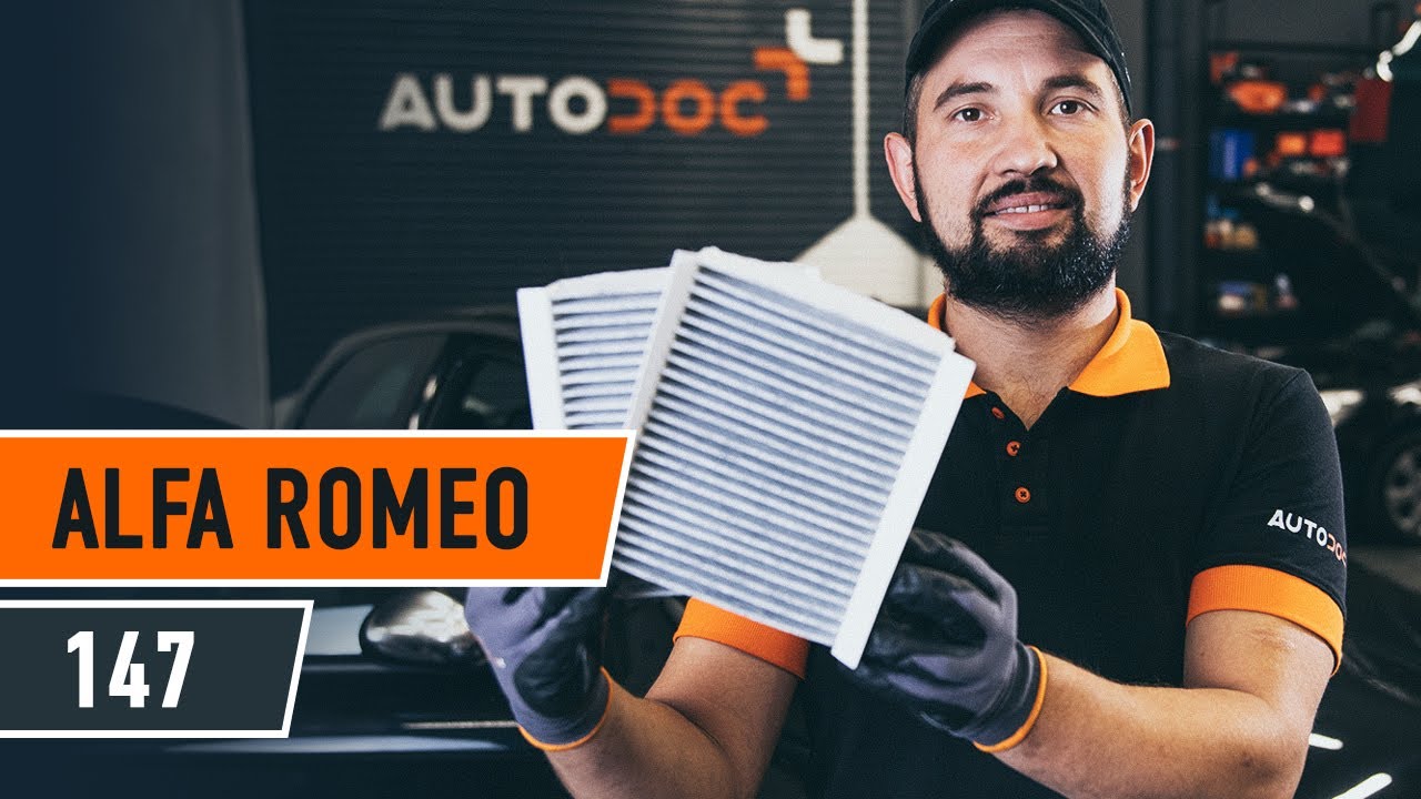 How to change pollen filter on ALFA ROMEO 147 (937) [TUTORIAL AUTODOC]
