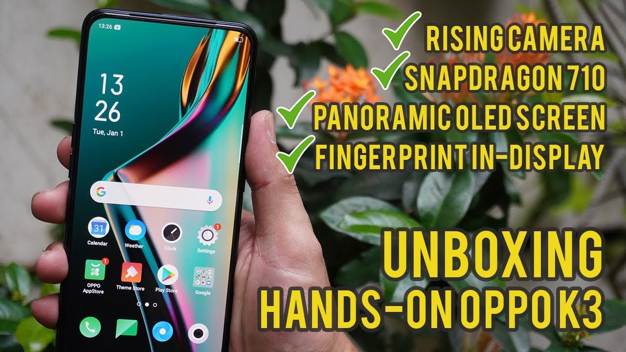 OPPO K3 | HP 3 Jutaan Pake Snapdragon 710, Fingerprint In-Display, & Panoramic OLED Screen!