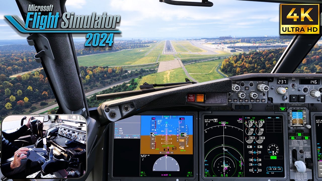 MSFS 2024 | ULTIMATE REALISM! ✈️ | SayIntentions.AI | Stunning Approach to LUXEMBOURG🔥| 737 Max 4K