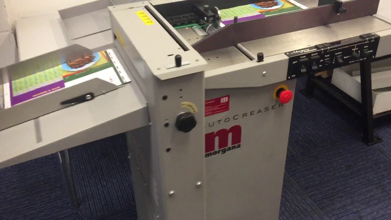Morgana Autocreaser pre delivery test