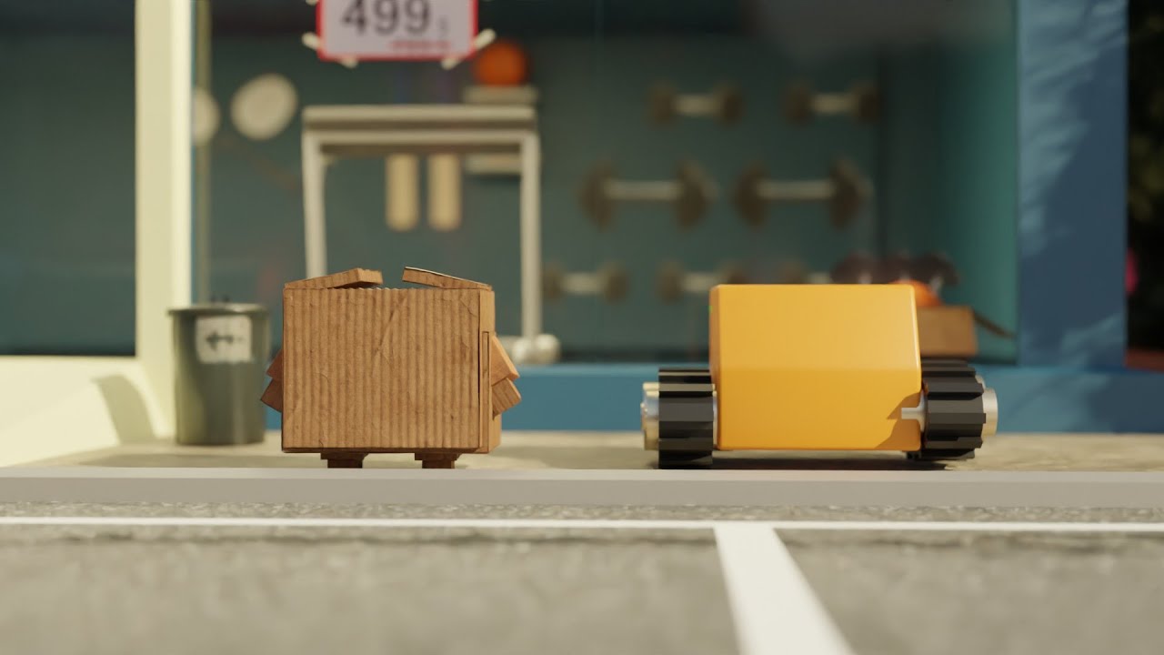 The Treadmill - Malayalam Animated Short (3D) Made With Blender.