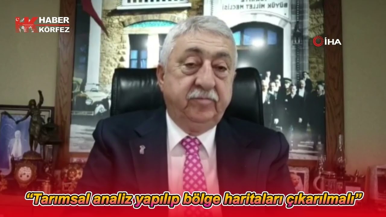“Tarımsal analiz yapılıp bölge haritaları çıkarılmalı”