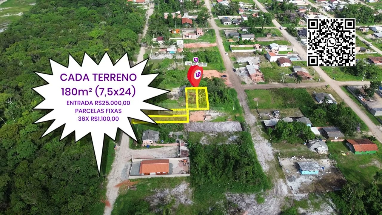 TERRENOS PARCELADOS E À VISTA EM ITAPOÁ-SC 4K