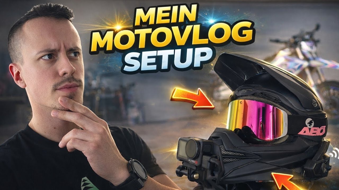 Mein MotoVlog Helm-Setup (so nehme ich Intercom & Stimme auf)