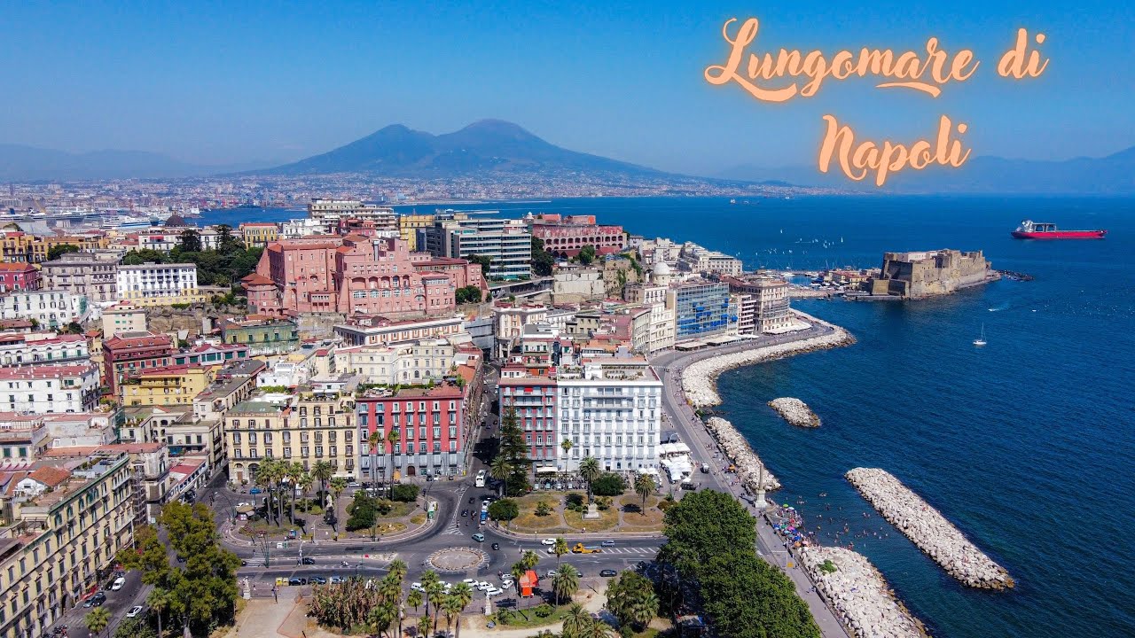 Lungomare di Napoli | 4k drone footage