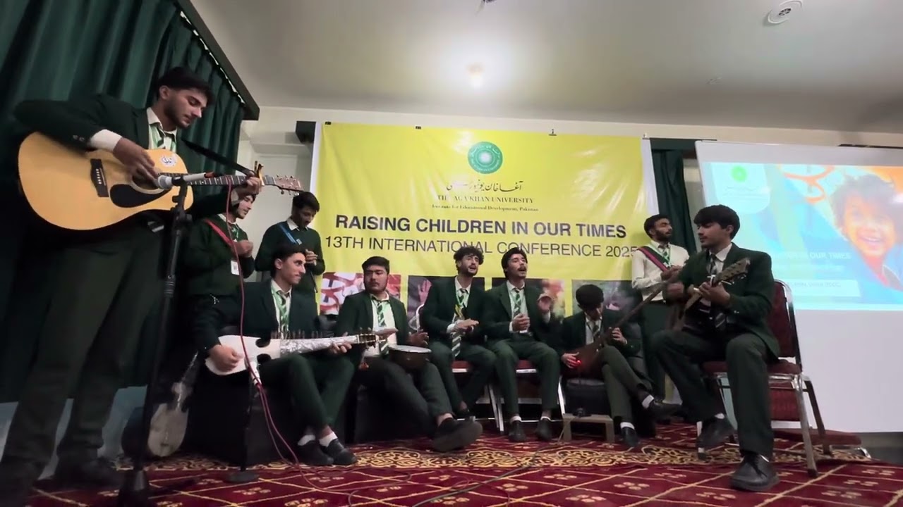 AKHSS Chitral students performing during 13th international conference of AKU-IED. 