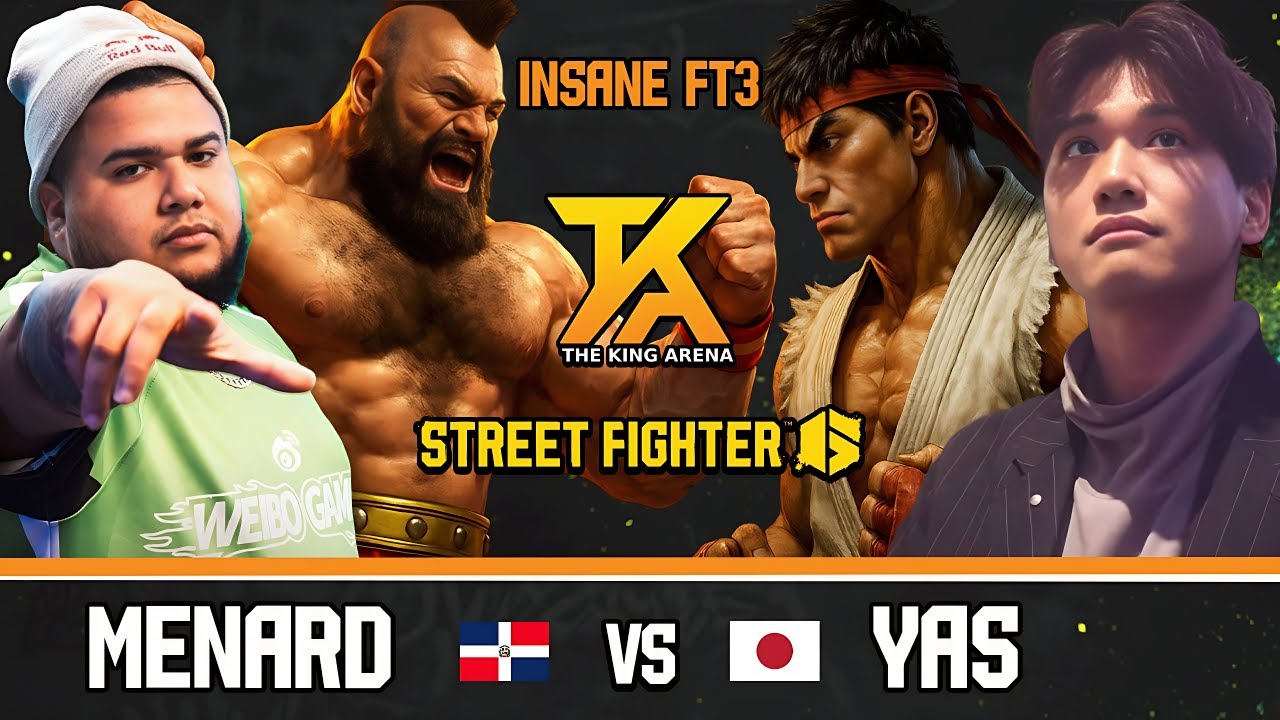 🔥 INSANE FT3 ▰ MENARD (Zangief) vs YAS (Ryu) ▰ Street Fighter 6 | High-Level Set 🔥