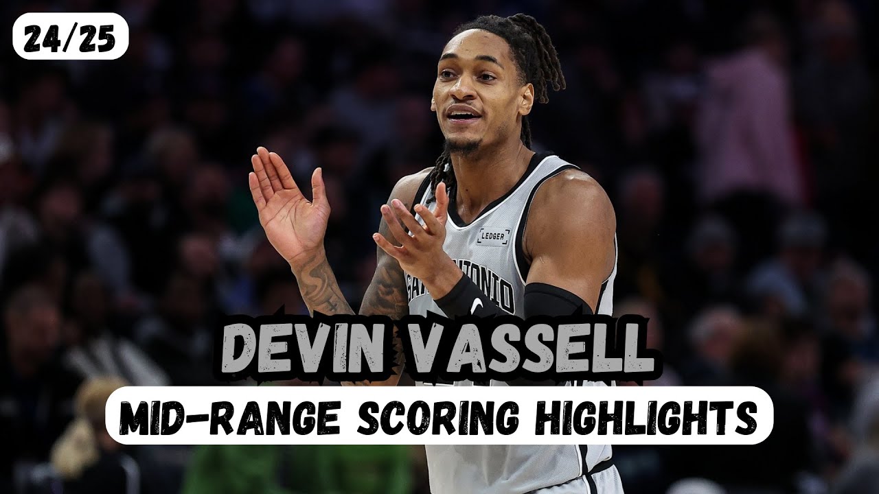 Devin Vassell - 24/25 Mid-Range Scoring Highlights