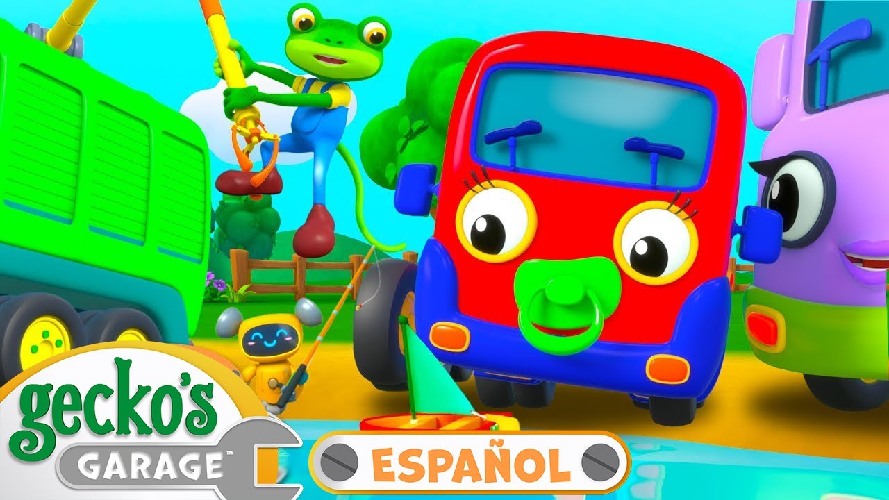 El río sucio | Garaje de Gecko | Carros para niños | Vídeos educativos