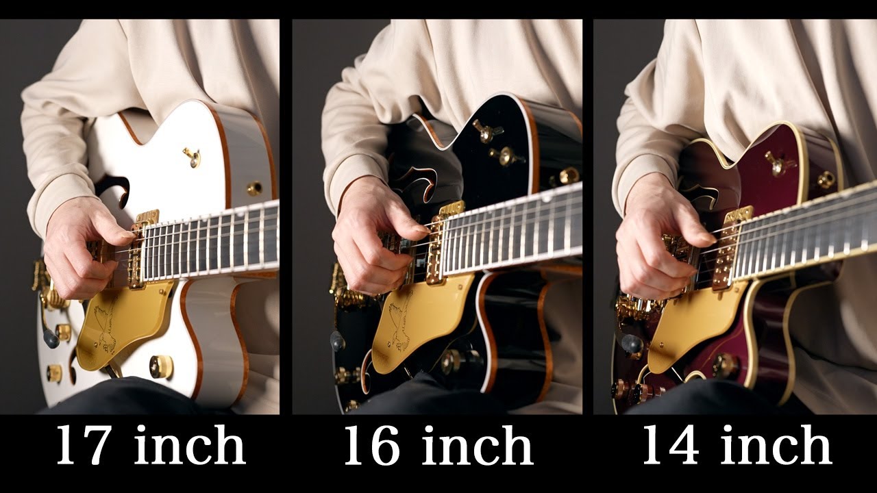 Comparison of Gretsch Guitar Body Sizes