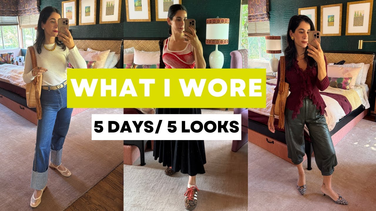 FASHION LOOKBOOK! WHAT I WORE! 5 DAYS, 5 OUTFITS | SEPTEMBER 2025