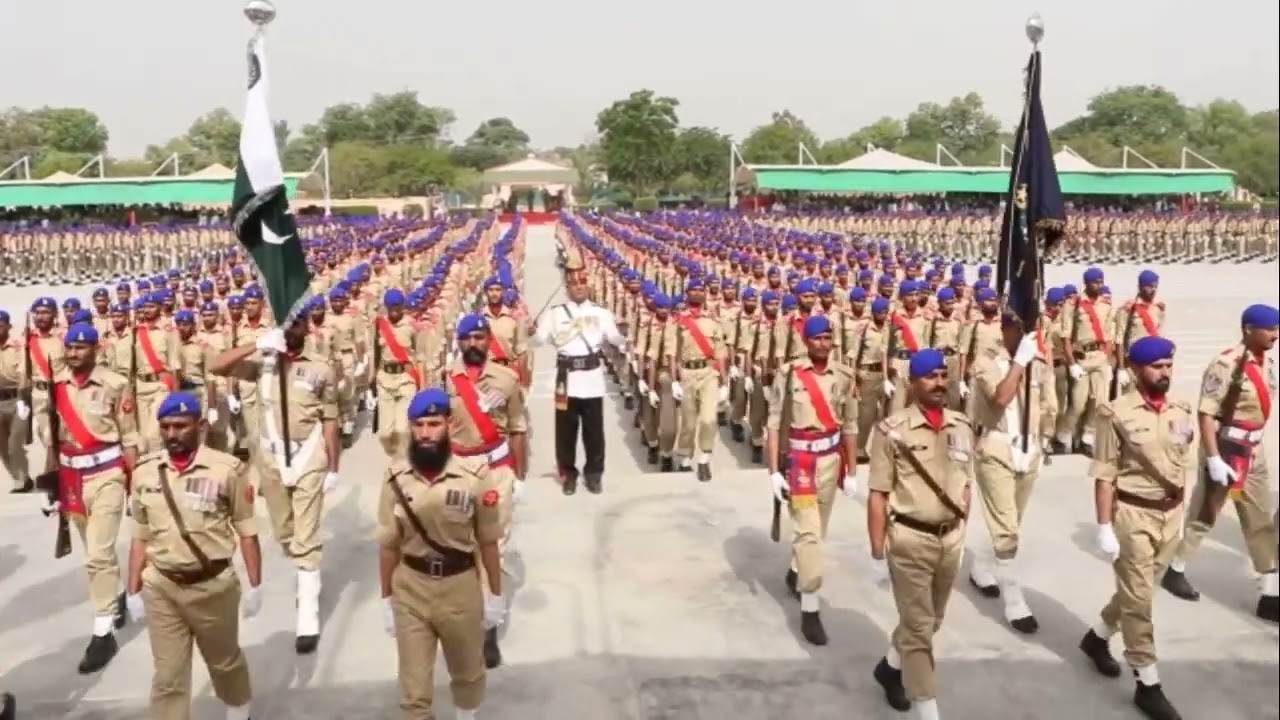 Pak Army Passing Out Prade March Out 203 Course  Engineer Center Risalpur