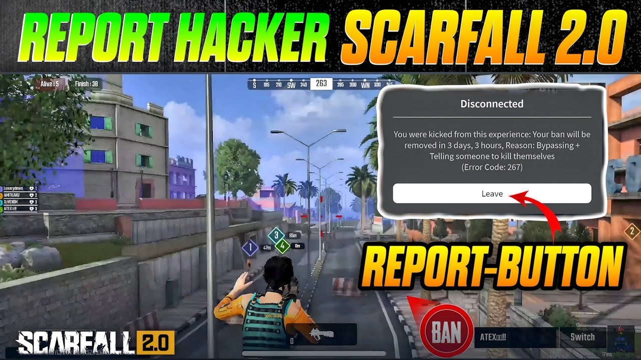 &ldquo;SCARFALL 2.0 🔥 How I Banned a Hacker LIVE in Game 😱 | Full Proof Gameplay&rdquo;