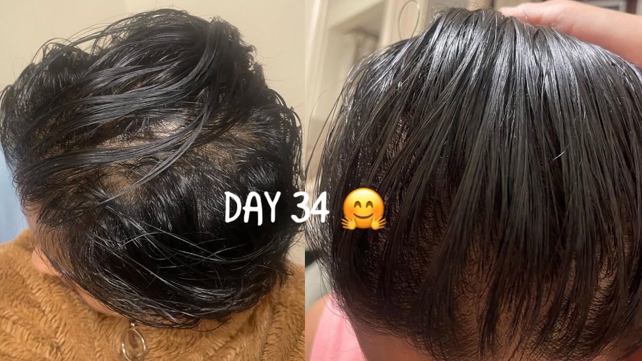 Day 34 of Using Mielle Rosemary, Pumpkin Seed Oil & Golab Beauty for Hair Growth