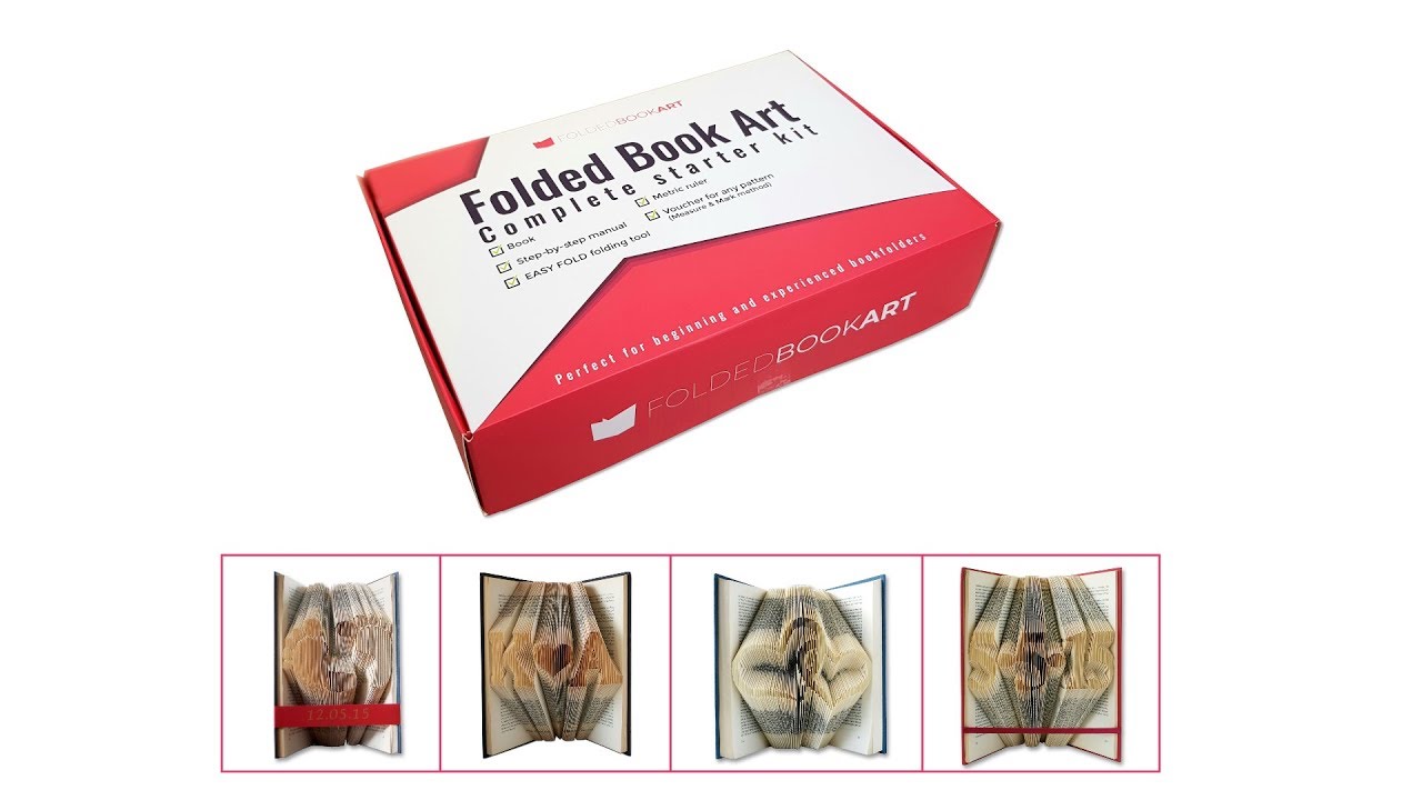 Folded Book Art Complete Starter kit product video