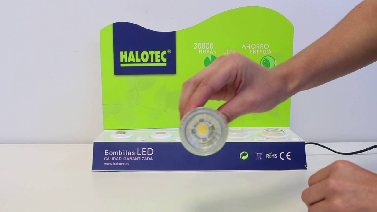 Bombilla Led COB dicroica 6W 230V GU10 4000&ordm;K &aacute;ngulo 60&ordm;
