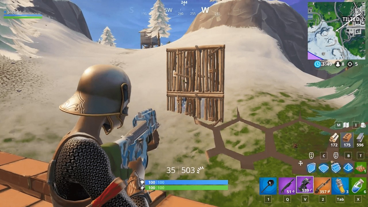 destroying sweats in Fortnite Chapter 1 Season 8 (Project Era)