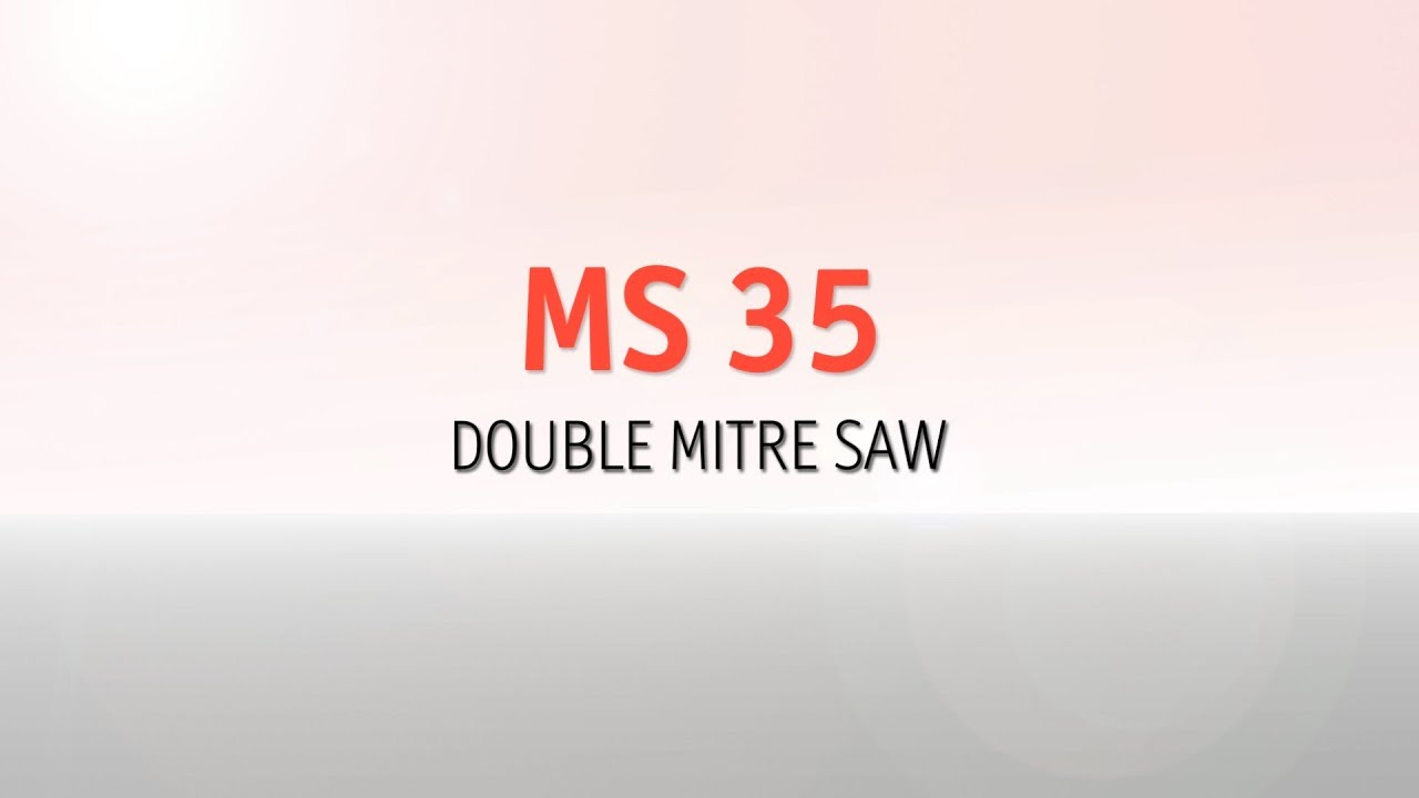 HOFFMANN MS 35 - Double Mitre Saw