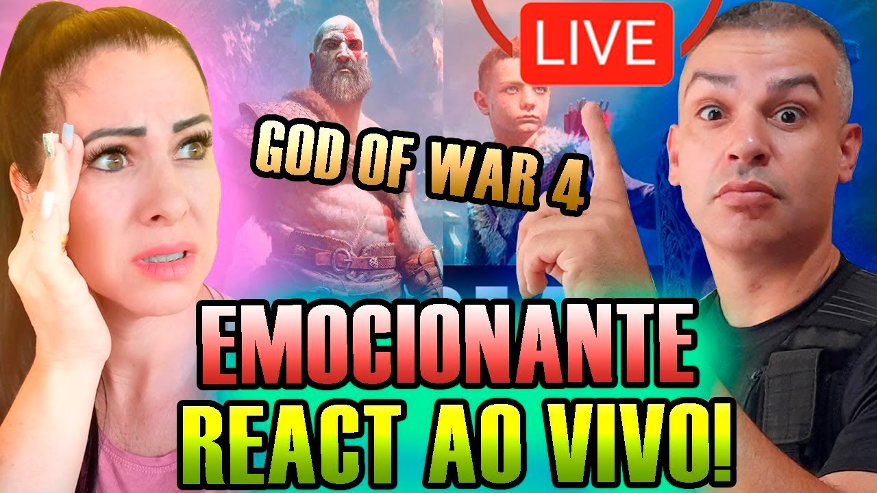 POLICIAL E MÃE REACT Sessão Spoiler - A História de GOD OF WAR (2018) react god of war react