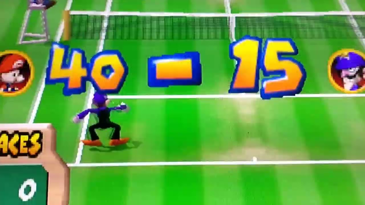 Mario Tennis Nintendo Switch Online 64 Waluigi Vs Baby Mario 5 Sets 
