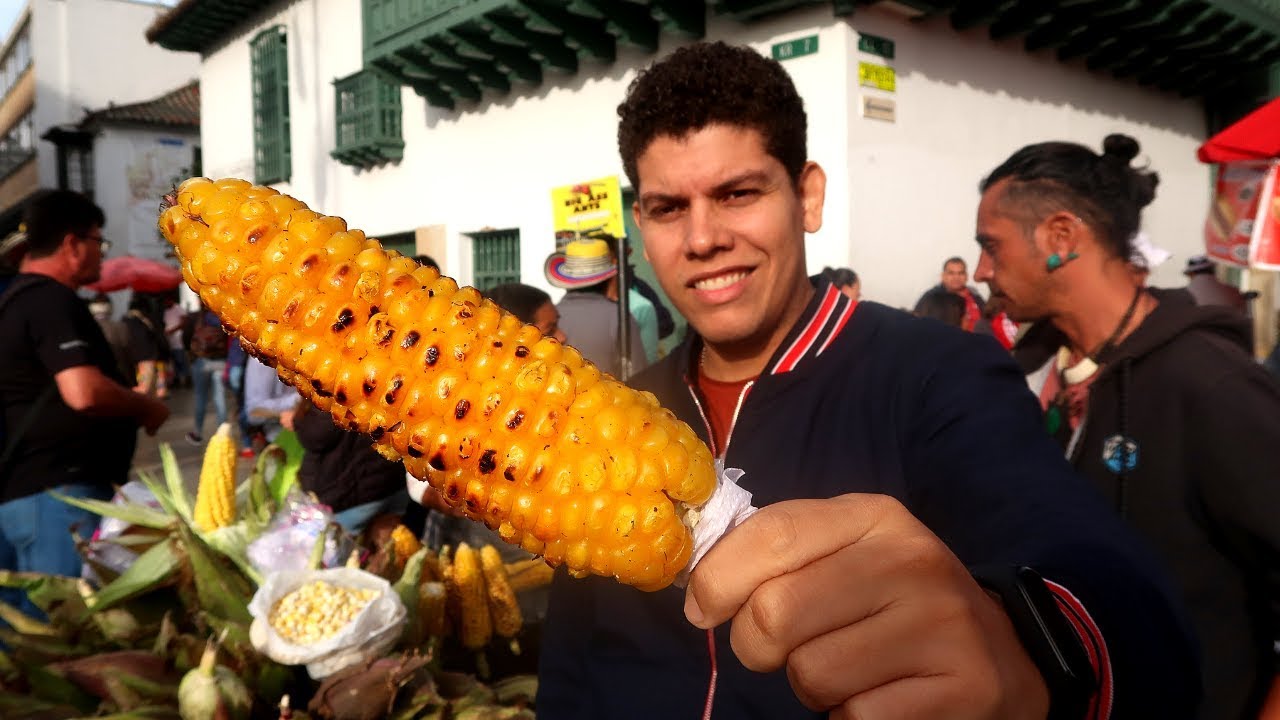 Probando COMIDA CALLEJERA en BOGOTÁ 🇨🇴 Colombia