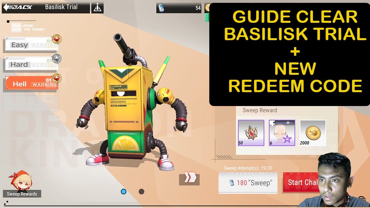 Tutorial Clear Basilisk Trial + New Code Redeem : FIGURE FANTASY