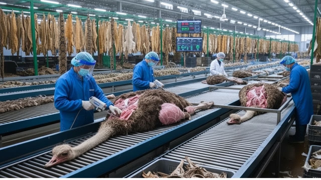 Inside the Ostrich Tanning Factory – (Full Process) How Luxury Watch Straps Are Made