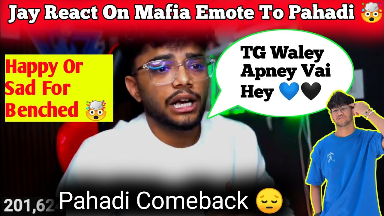 Mr Jay React On Mafia Show Emote To Pahadi 😱 #totalgamingesports #s8ulelite