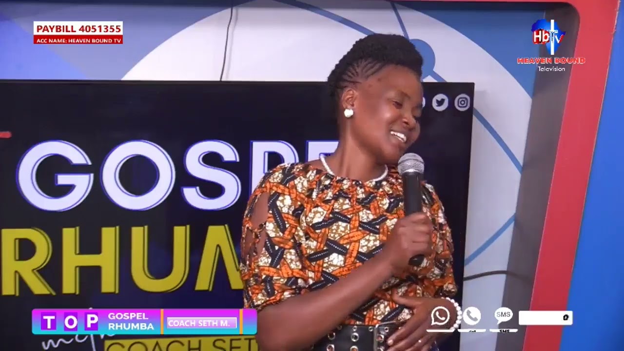 DORCAS BENARD LIVE AT GOSPEL RHUMBA SHOW AT HB TV by COACH SETH