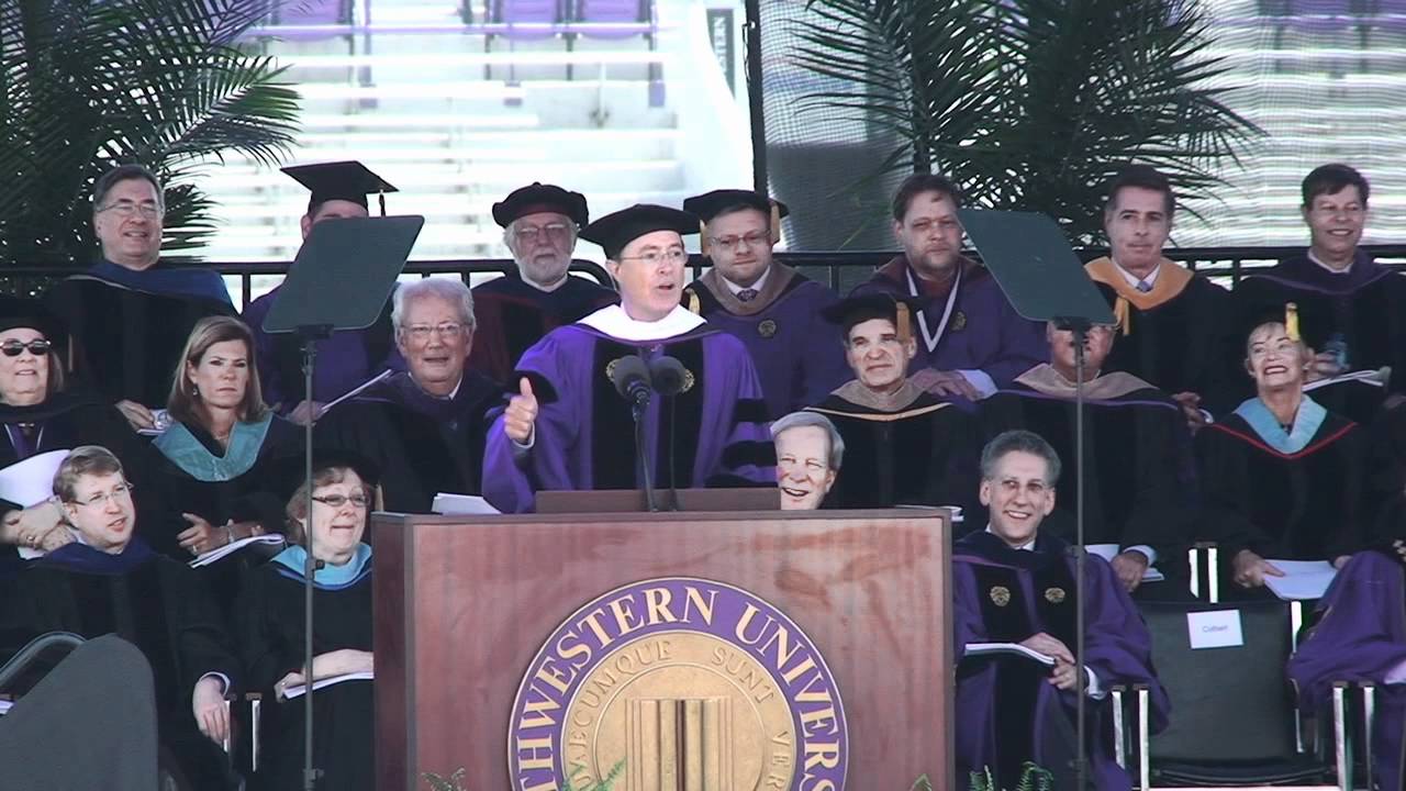 Stephen Colbert Addresses Northwestern Nation