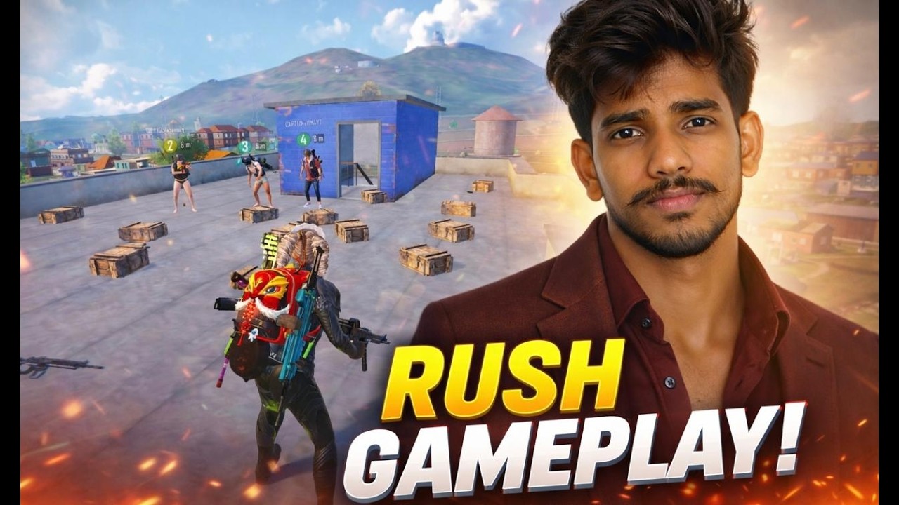 Rush gameplay #bgmi #1v1 #shortsfeed