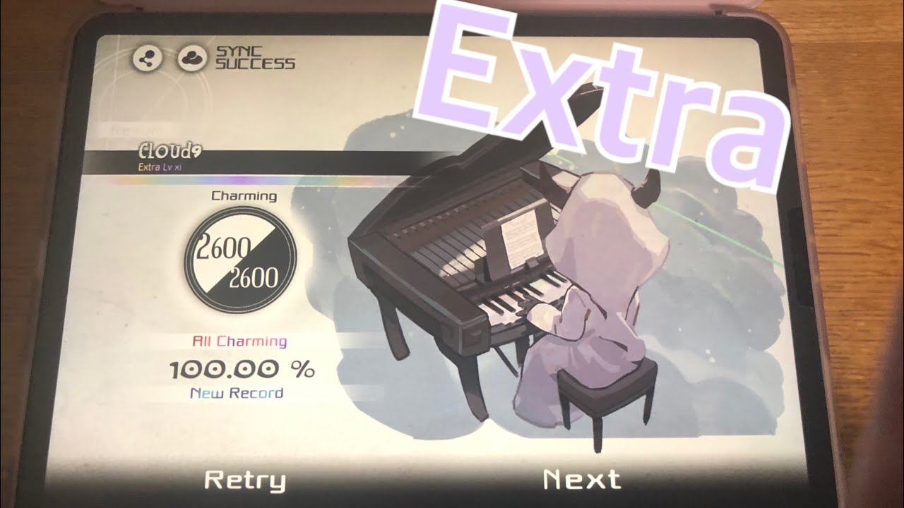【Lv xi】Cloud9 (Extra) 100.00% All Charming 【Deemo】
