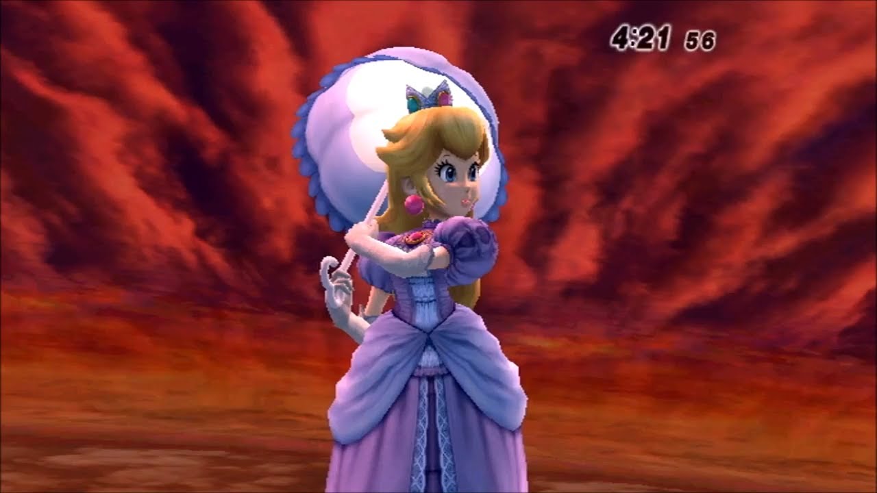 Super Smash Bros Brawl: Classic Mode on Intense with Peach (Crazy Hand Clear)