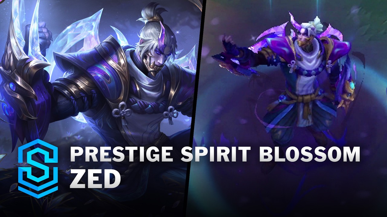 Prestige Spirit Blossom Zed Skin Spotlight - Pre-Release - PBE Preview - League of Legends