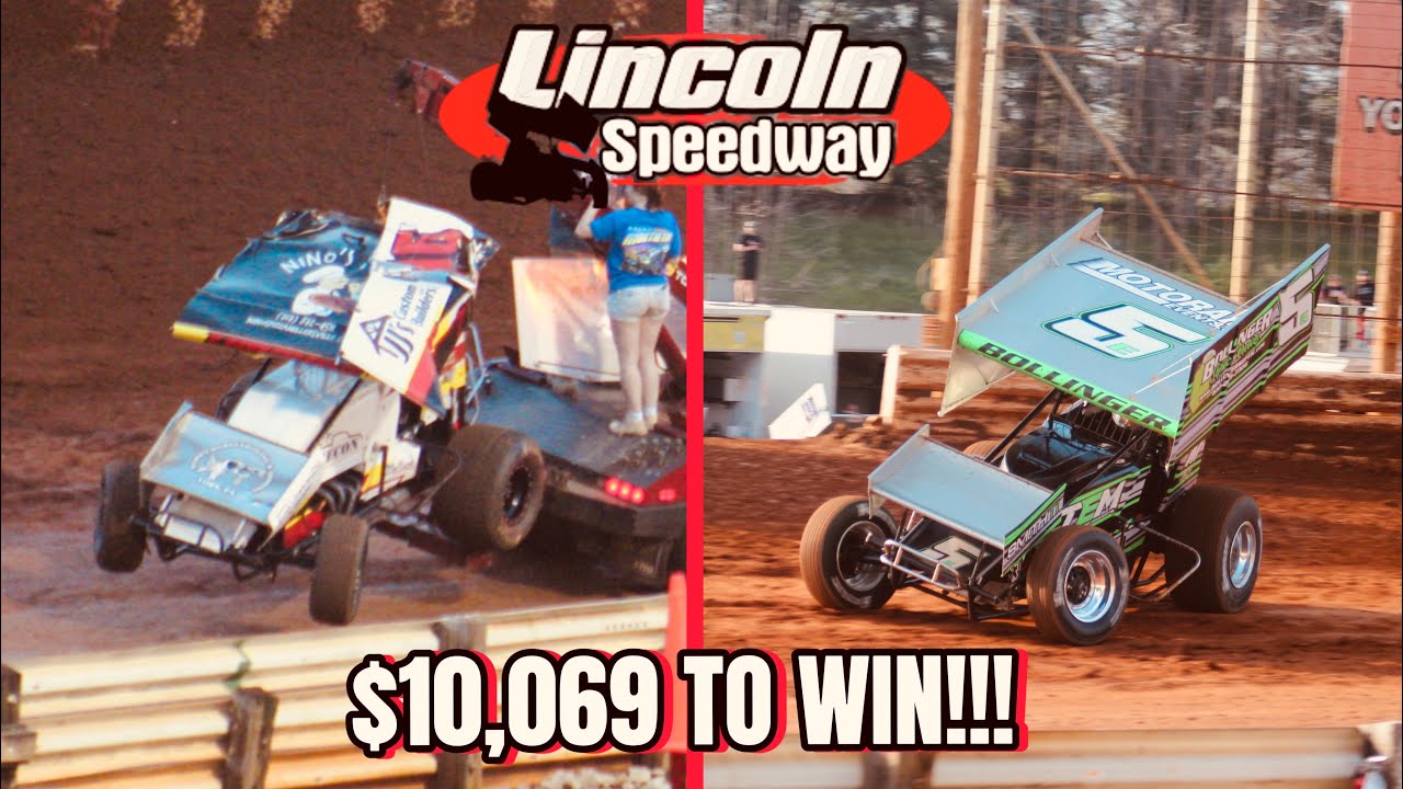 Lincoln Speedway 410 Sprint Cars & 358 Sprint Cars | 4/19/25 Highlights