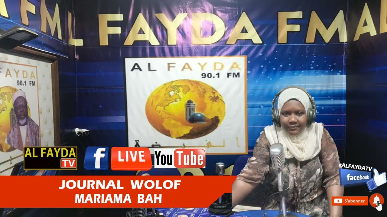 JOURNAL WOLOF RADIO ALFAYDA FM KAOLACK AVEC MARIAMA BAH LUNDI 09 FÉVRIER 2026