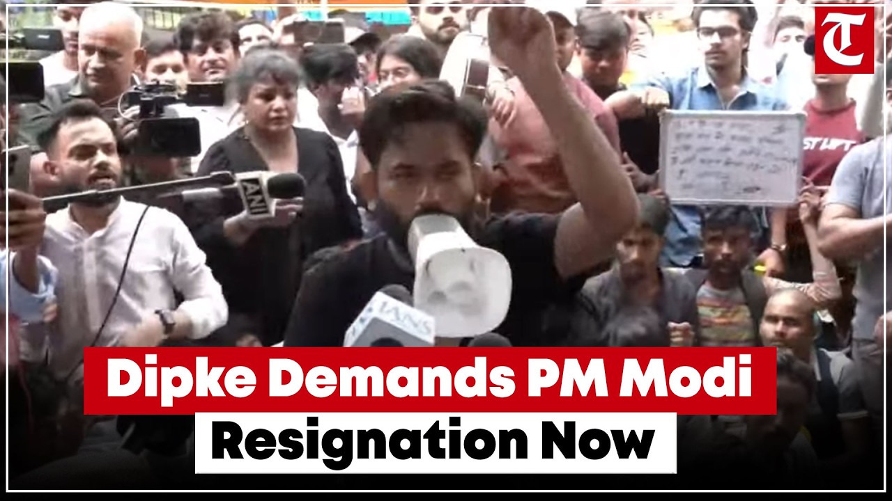 LIVE: CJP Founder Abhijeet Dipke Announces Parliament March, Demands PM Modi's Resignation