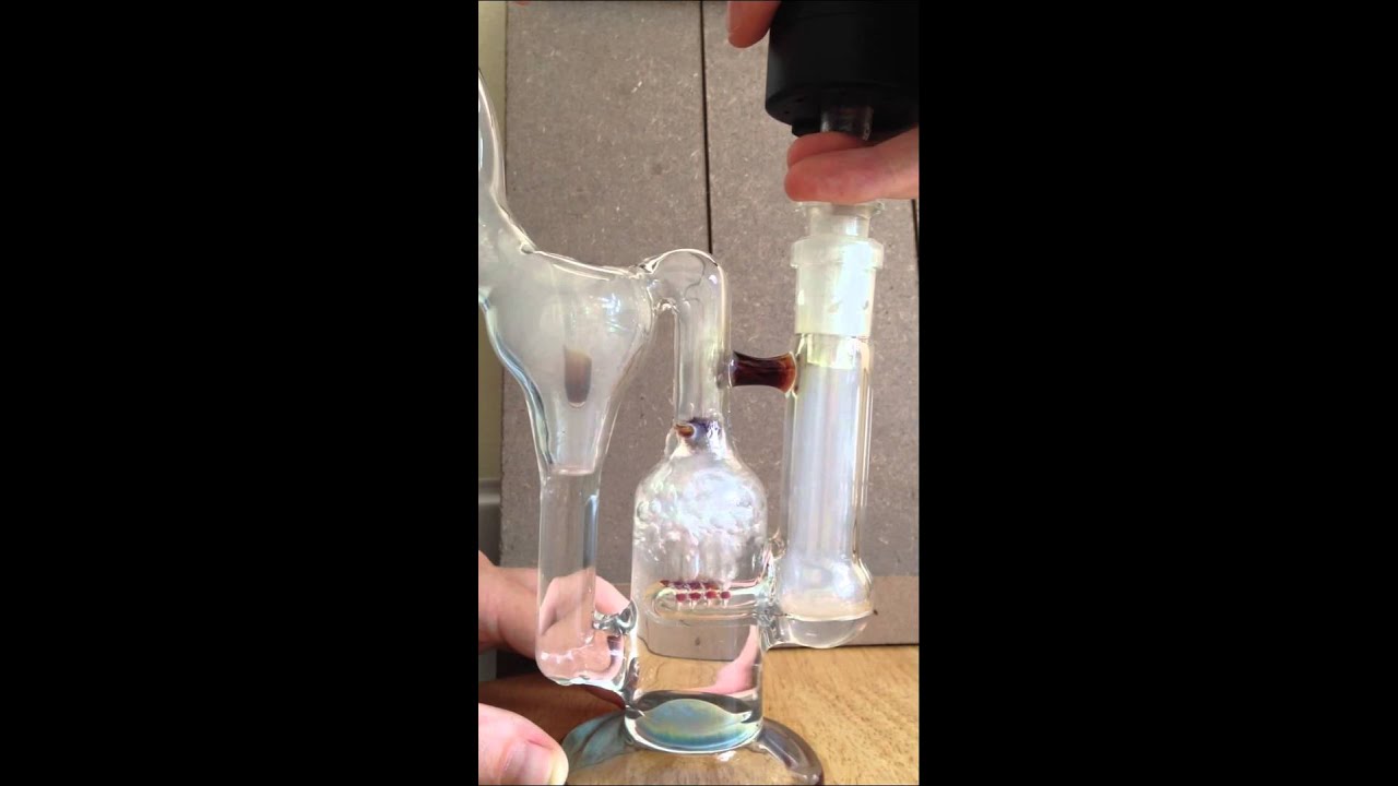 Colie Glass Recycler + Arizer Solo