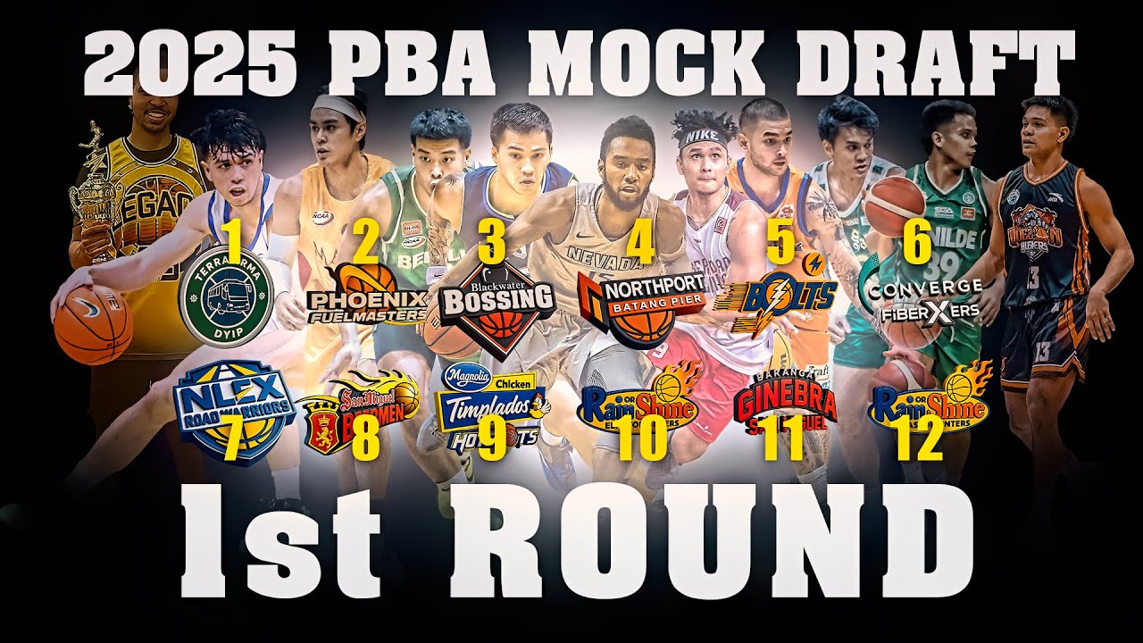 PBA UPDATE 2025 PBA MOCK DRAFT RIRST ROUND