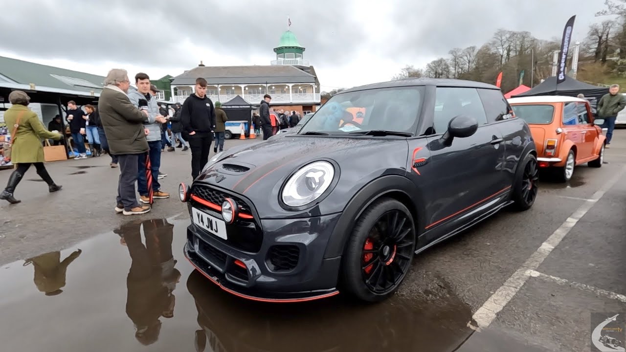 Brooklands Mini Day '23. Jacob and his Cooper Works F56 Mini and his friends 2016 Cooper S!
