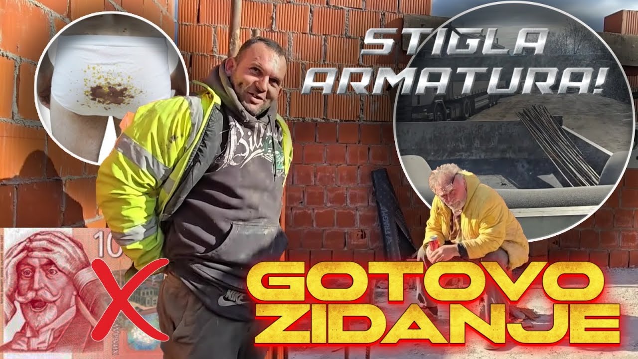 GOTOVO ZIDANJE STIGLA ARMATURA ZA STUBOVE EP-124