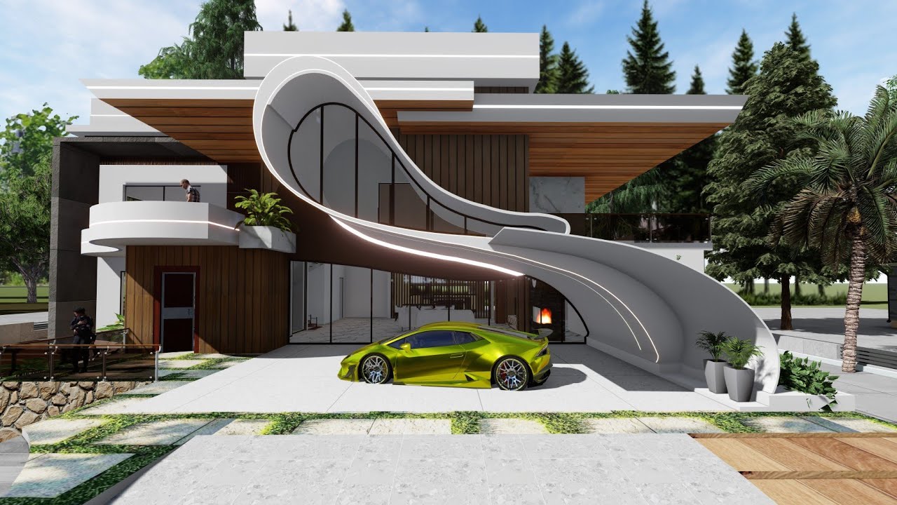 Parva Luxury House | Contemporary Parametric Architecture