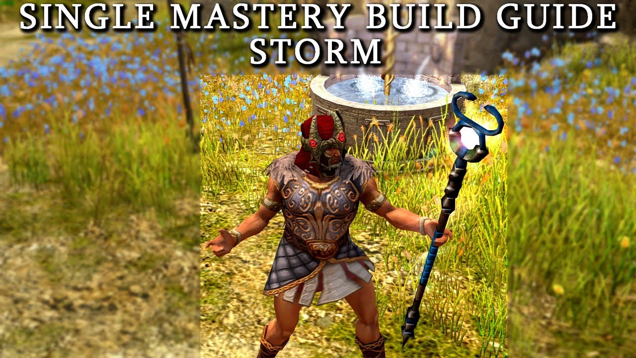 Titan Quest Atlantis | Руководство по сборке персонажа с упором на одиночное мастерство (STORM)