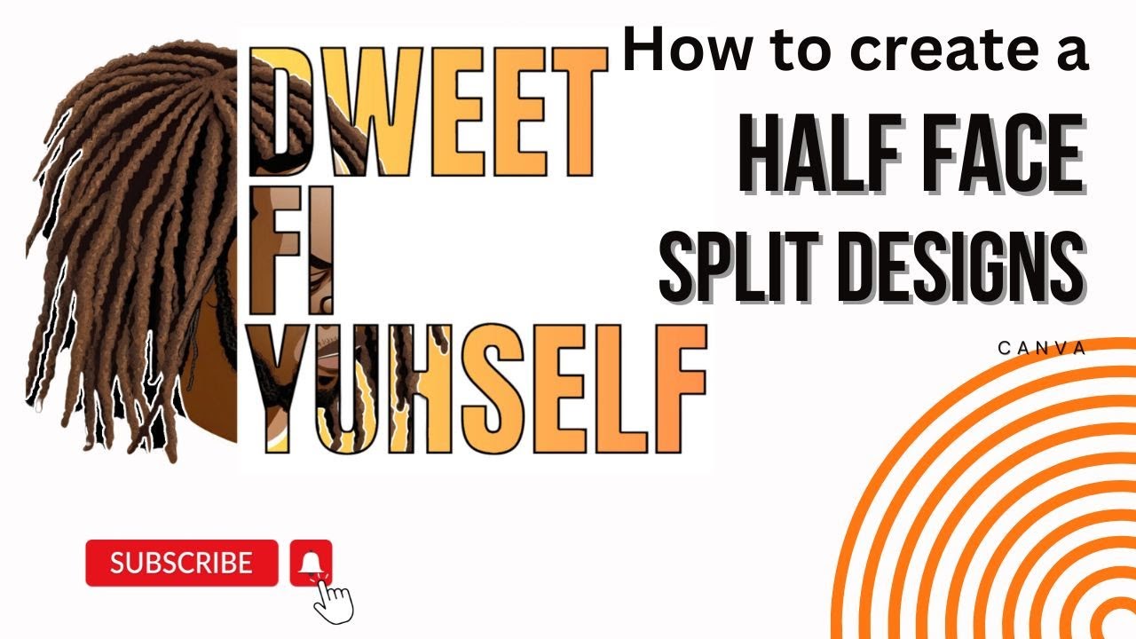 How to Create a Half-Face Split Design in Canva